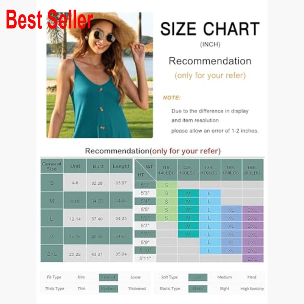 Polyester Blend Spaghetti Strap V-Neck Cover Up D… - image 6